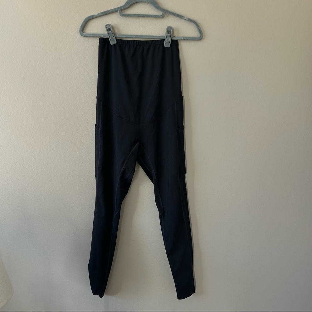Black/grey maternity Leggings-2 pairs